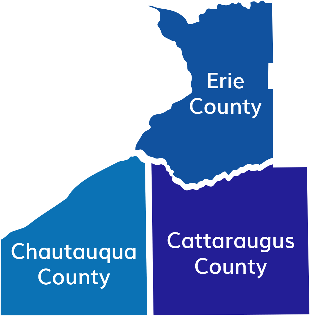 E2CCB Region - Erie County, Chautauqua County, Cattaraugus County